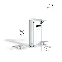 Grohe 20584Gn1 8-Inch Widespread 2-Handle M-Size Bathroom Faucet 1.2 Gpm Brushed Cool Sunrise