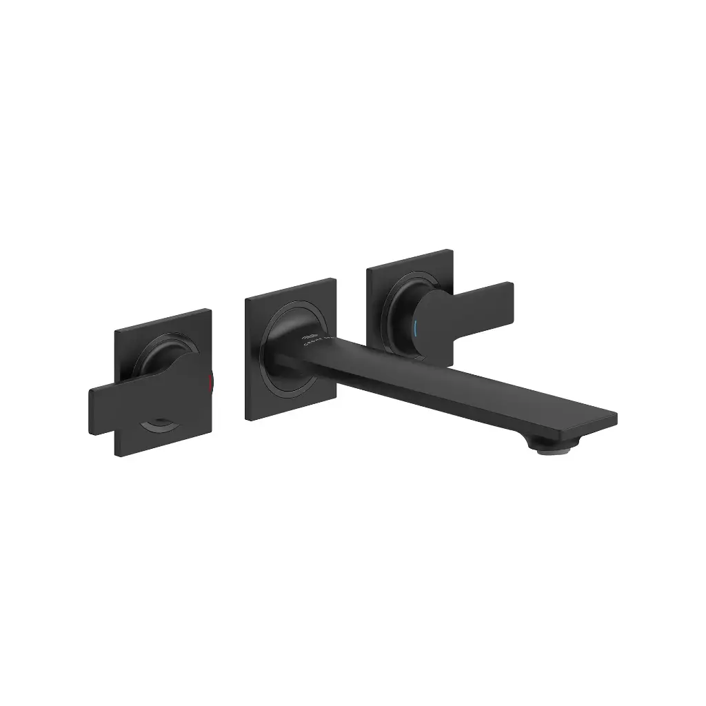 Grohe 205862431 2-Handle Wall Mount Faucet 1.2 Gpm Matte Black