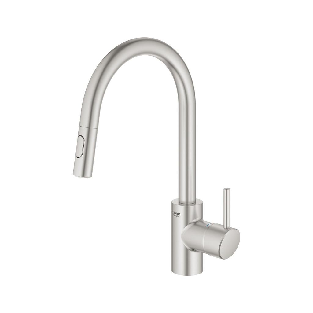 Grohe 32665DC3 Concetto Single Handle Kitchen Faucet Super Steel 2