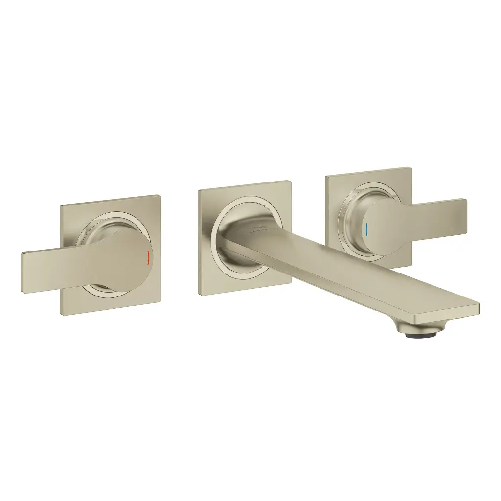 Grohe 20586En1 2-Handle Wall Mount Faucet 1.2 Gpm Brushed Nickel