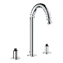 Grohe 20659000 Atrio New 8-Inch Widespread 2-Handle L-Size Bathroom Faucet 1.2 Gpm Chrome (lever or cross handles sold separately)