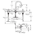 Grohe 20659000 Atrio New 8-Inch Widespread 2-Handle L-Size Bathroom Faucet 1.2 Gpm Chrome (lever or cross handles sold separately)