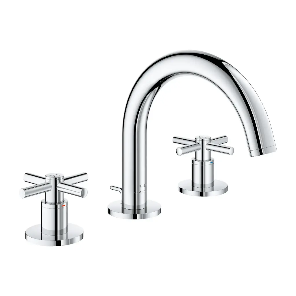 Grohe 20660000 8-Inch Widespread 2-Handle S-Size Bathroom Faucet 1.2 Gpm Chrome