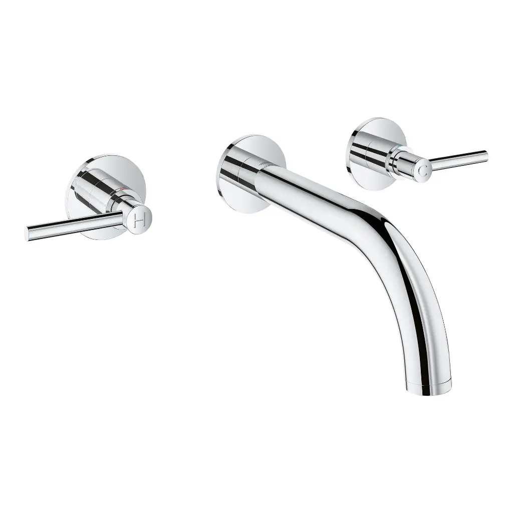 Grohe 20663000 Atrio 2-Handle Wall Mount Faucet 1.2 Gpm Chrome
