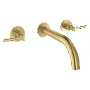 Grohe 20663GN0 Atrio New 2 Handles Trimset Basin 3- Holes M Brushed Cool Sunrise