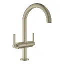 Grohe 21146En0 Single Hole Two-Handle L-Size Bathroom Faucet 1.2 Gpm Brushed Nickel