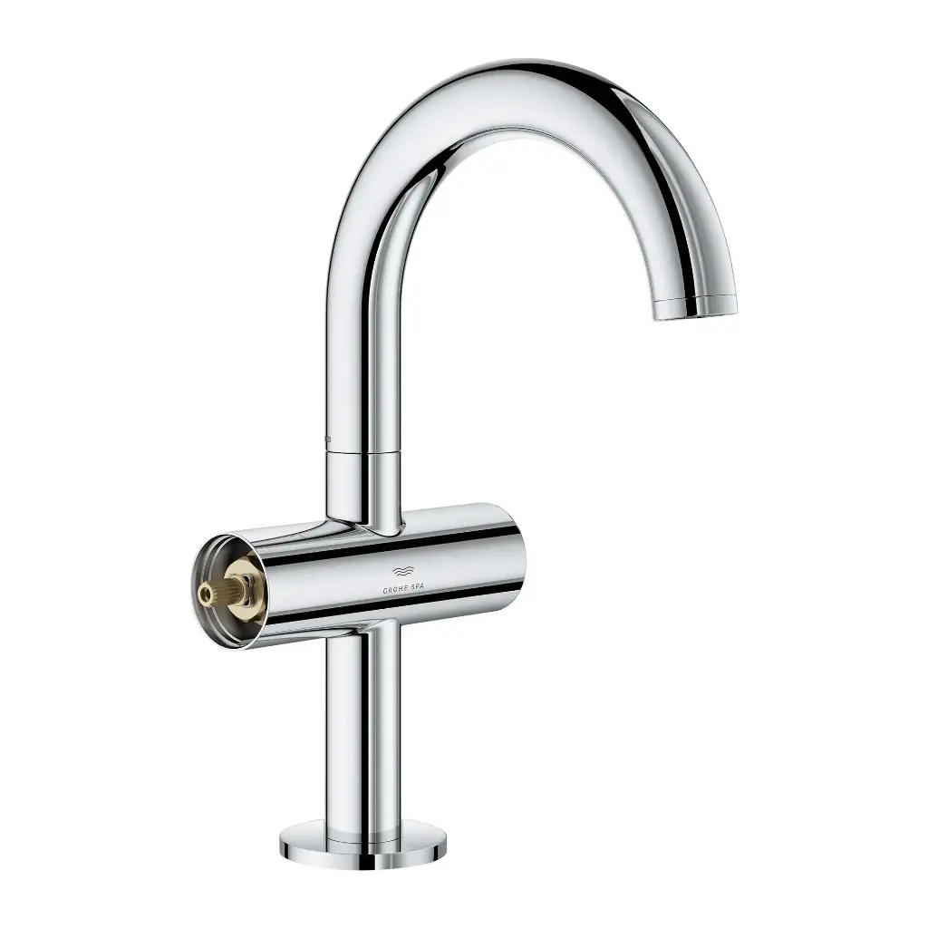 Grohe 21148000 Single Hole Two-Handle M-Size Bathroom Faucet 1.2 Gpm Chrome