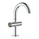 Grohe 21148000 Single Hole Two-Handle M-Size Bathroom Faucet 1.2 Gpm Chrome