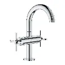 Grohe 21148000 Single Hole Two-Handle M-Size Bathroom Faucet 1.2 Gpm Chrome