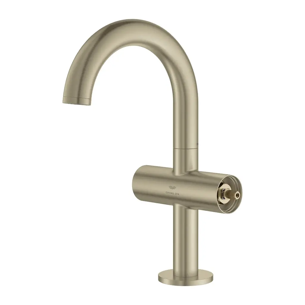 Grohe 21148En0 Single Hole Two-Handle M-Size Bathroom Faucet 1.2 Gpm Brushed Nickel