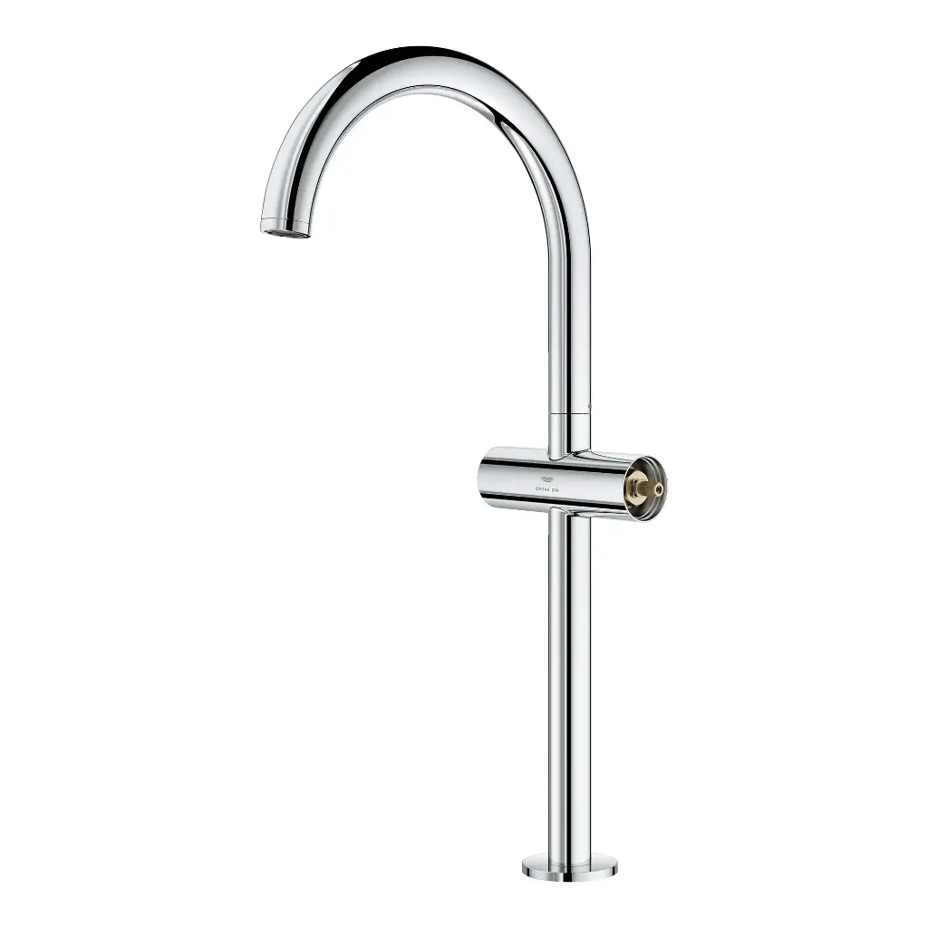 Grohe 21161000 Single Hole Two-Handle Xl-Size Bathroom Faucet 1.2 Gpm Chrome