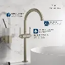 Grohe 21161000 Single Hole Two-Handle Xl-Size Bathroom Faucet 1.2 Gpm Chrome