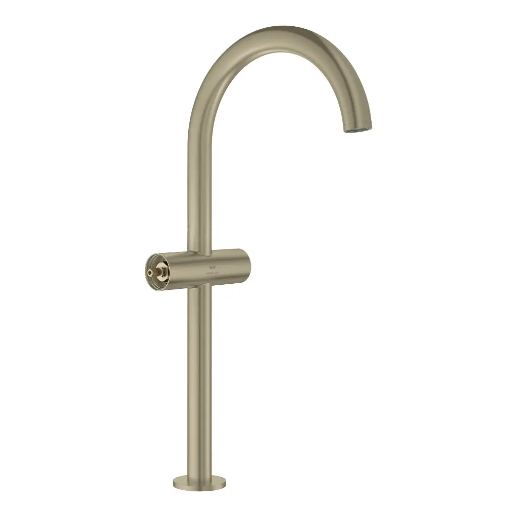 Grohe 21161En0 Single Hole Two-Handle Xl-Size Bathroom Faucet 1.2 Gpm Brushed Nickel