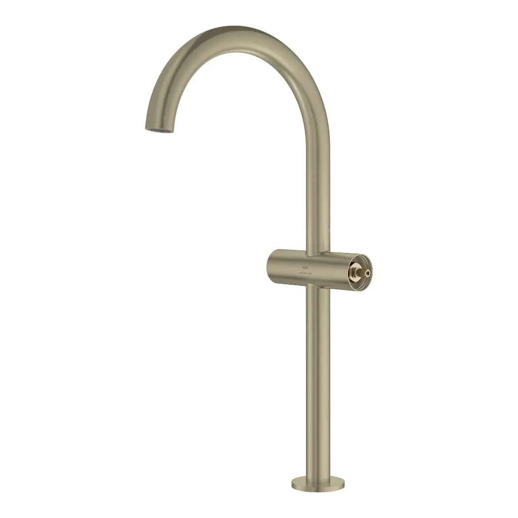 Grohe 21161En0 Single Hole Two-Handle Xl-Size Bathroom Faucet 1.2 Gpm Brushed Nickel