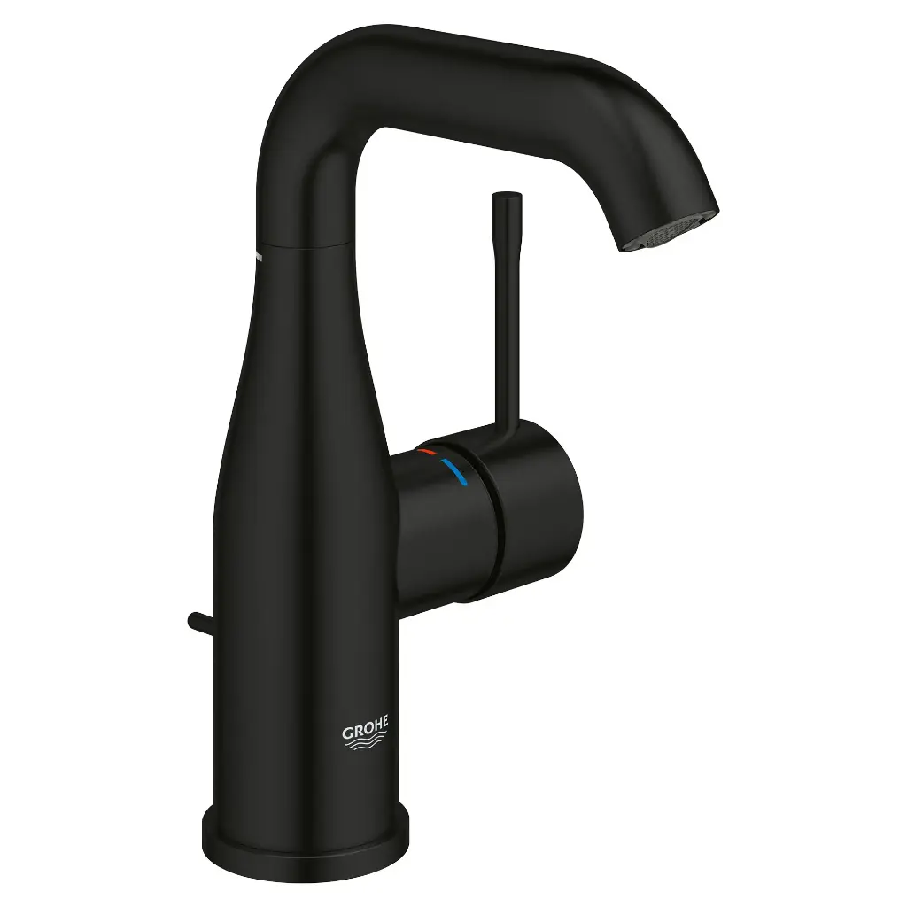 Grohe 234852431 Essence Single-Handle Bathroom Faucet M-Size Matte Black