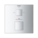 Grohe 24158000 Grohtherm Cube Dual Function 2 Handle Thermostatic Trim Chrome 2