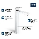 Grohe 23671GN0 Single Hole Single-Handle Deck Mount Vessel Sink Faucet 4.5 L/Min (1.2 Gpm) Brushed Cool Sunrise