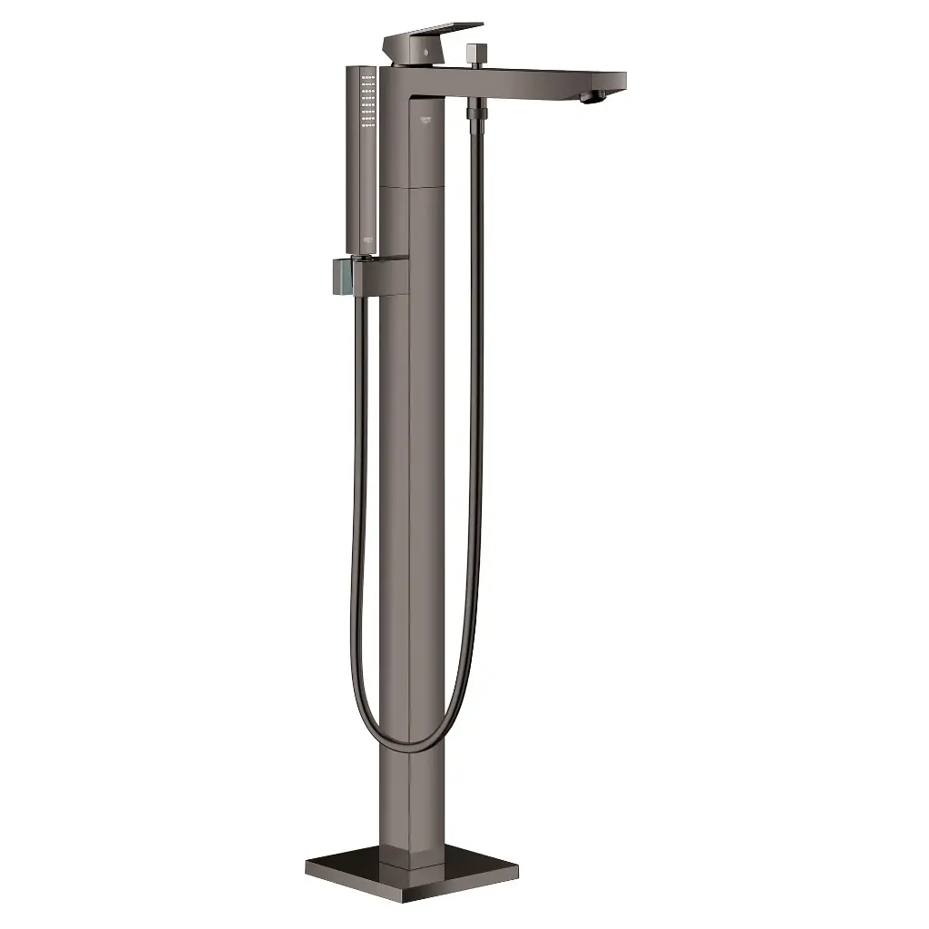 Grohe 23672A01 Single Handle Freestanding Tub Faucet With 6.6 L/Min (1.75 Gpm) Hand Shower Hard Graphite