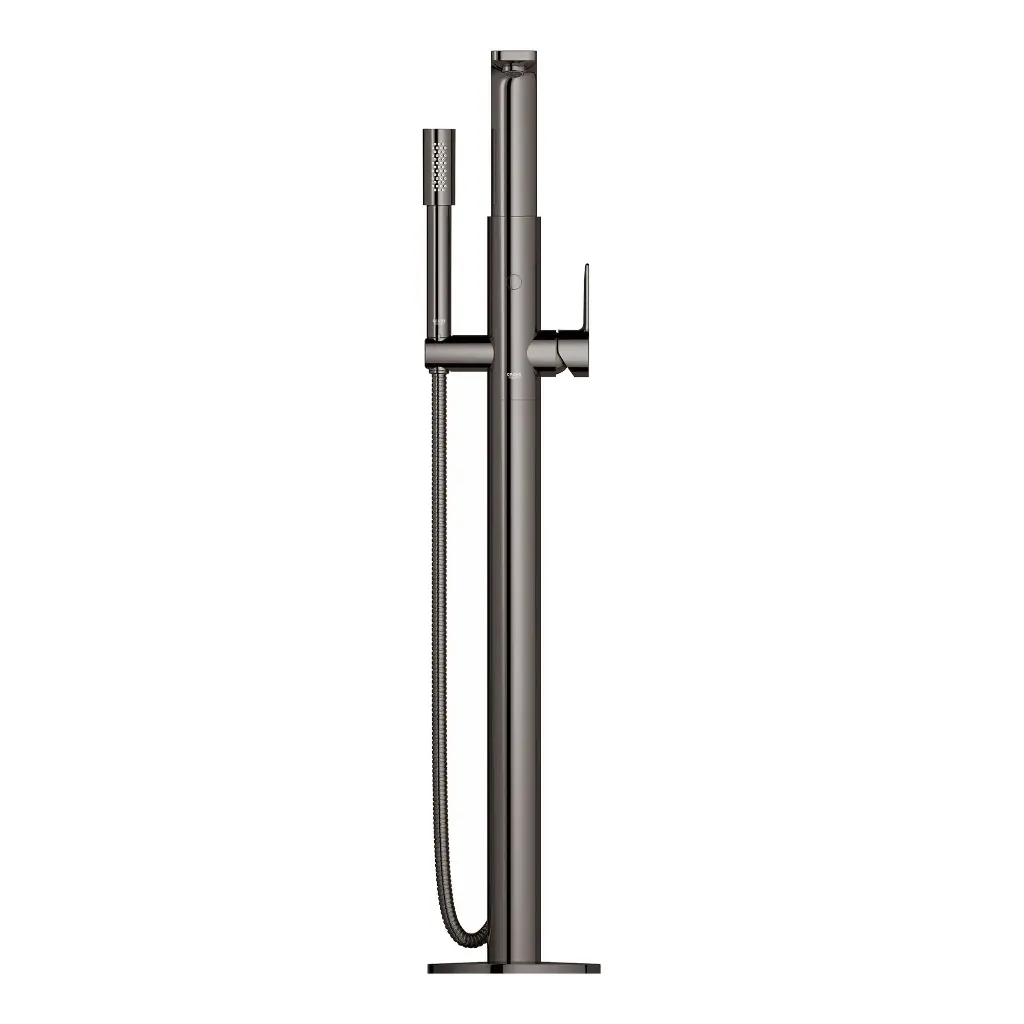 Grohe 23792A01 Single-Handle Freestanding Tub Faucet With 6.6 L/Min (1.75 Gpm) Hand Shower Hard Graphite
