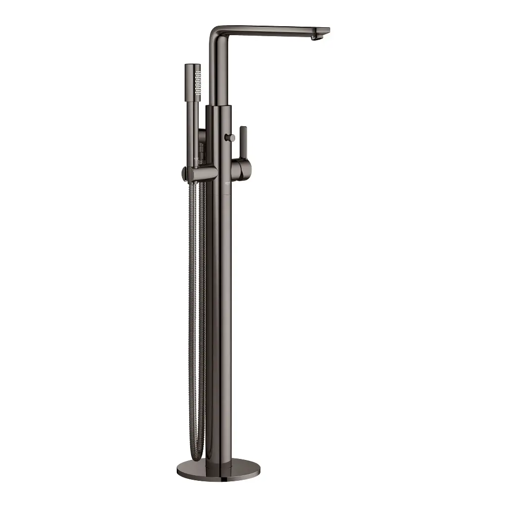 Grohe 23792A01 Single-Handle Freestanding Tub Faucet With 6.6 L/Min (1.75 Gpm) Hand Shower Hard Graphite
