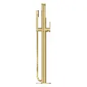 Grohe 23792GN1 Lineare Single-Handle Freestanding Tub Faucet With 6.6 L/Min (1.75 Gpm) Hand Shower Brushed Cool Sunrise