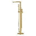 Grohe 23792GN1 Lineare Single-Handle Freestanding Tub Faucet With 6.6 L/Min (1.75 Gpm) Hand Shower Brushed Cool Sunrise