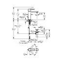 Grohe 23794A0A Single Hole Single-Handle S-Size Bathroom Faucet 1.2 Gpm Hard Graphite