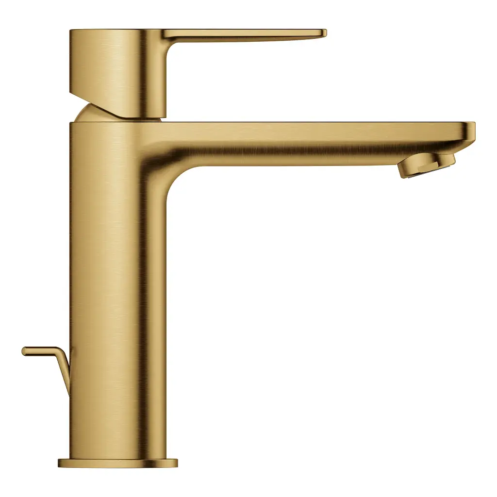 Grohe 23794GNA Single Hole Single-Handle S-Size Bathroom Faucet 1.2 Gpm Brushed Cool Sunrise