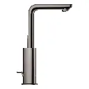 Grohe 23825A0A Single Hole Single-Handle L-Size Bathroom Faucet 4.5 L/Min (1.2 Gpm) Hard Graphite
