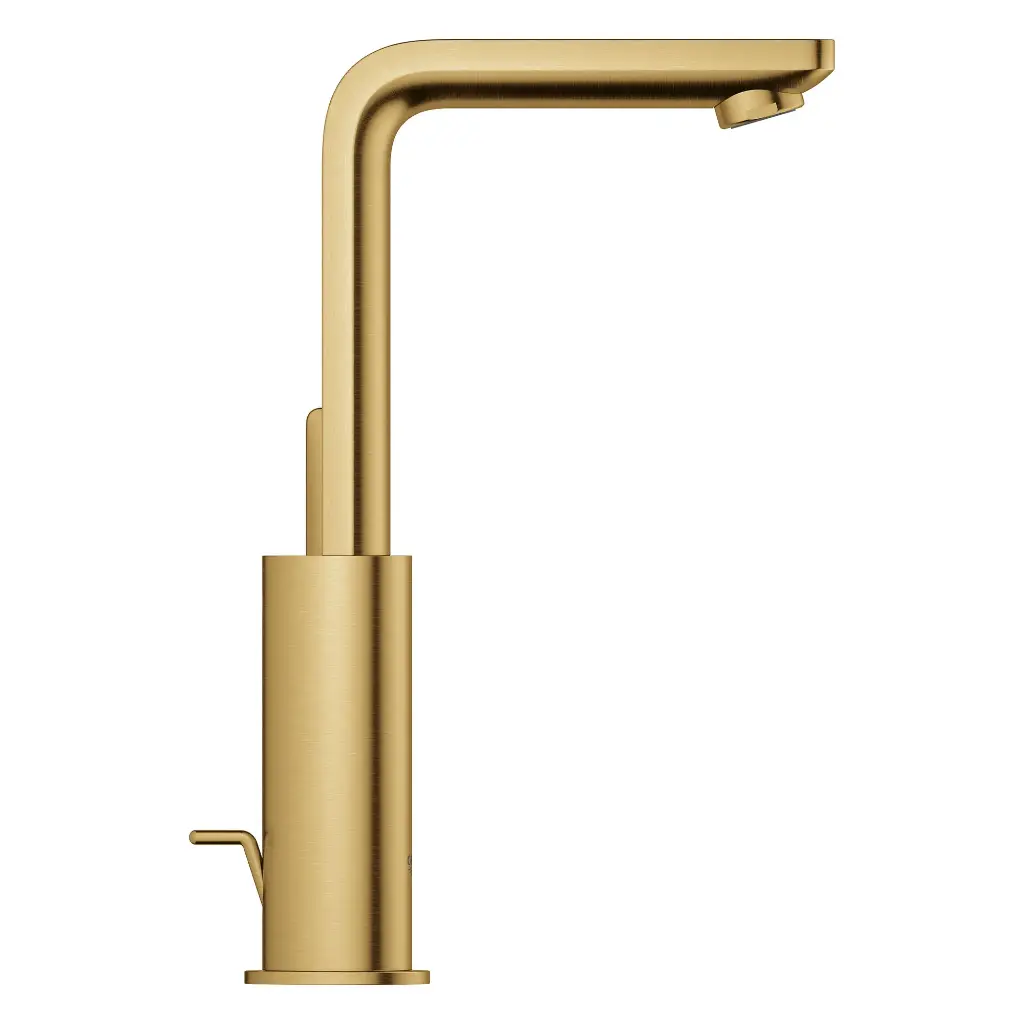 Grohe 23825GNA Single Hole Single-Handle L-Size Bathroom Faucet 4.5 L/Min (1.2 Gpm) Brushed Cool Sunrise