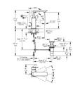 Grohe 23857Gn1 Single-Hole Single Handle M-Size Bathroom Faucet 1.2 Gpm Brushed Cool Sunrise