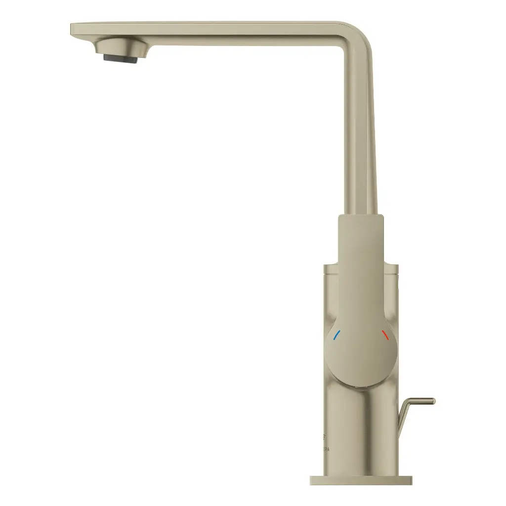 Grohe 23858En1 Single-Hole Single Handle L-Size Bathroom Faucet 1.2 Gpm Brushed Nickel