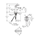 Grohe 23991003 Eurosmart Single Hole M-Size Lavatory Faucet with Pull-Out in Chrome