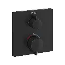 Grohe 241102430 Single Function 2-Handle Thermostatic Valve Trim Matte Black