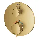 Grohe 24133GN0 Dual Function 2-Handle Thermostatic Valve Trim Brushed Cool Sunrise