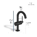 Grohe 243512430 Atrio New One Hand Mixer Basin M Us Matte Black