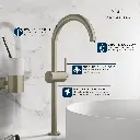 Grohe 24352En0 Single Hole Single Handle Xl-Size Bathroom Faucet 1.2 Gpm Brushed Nickel