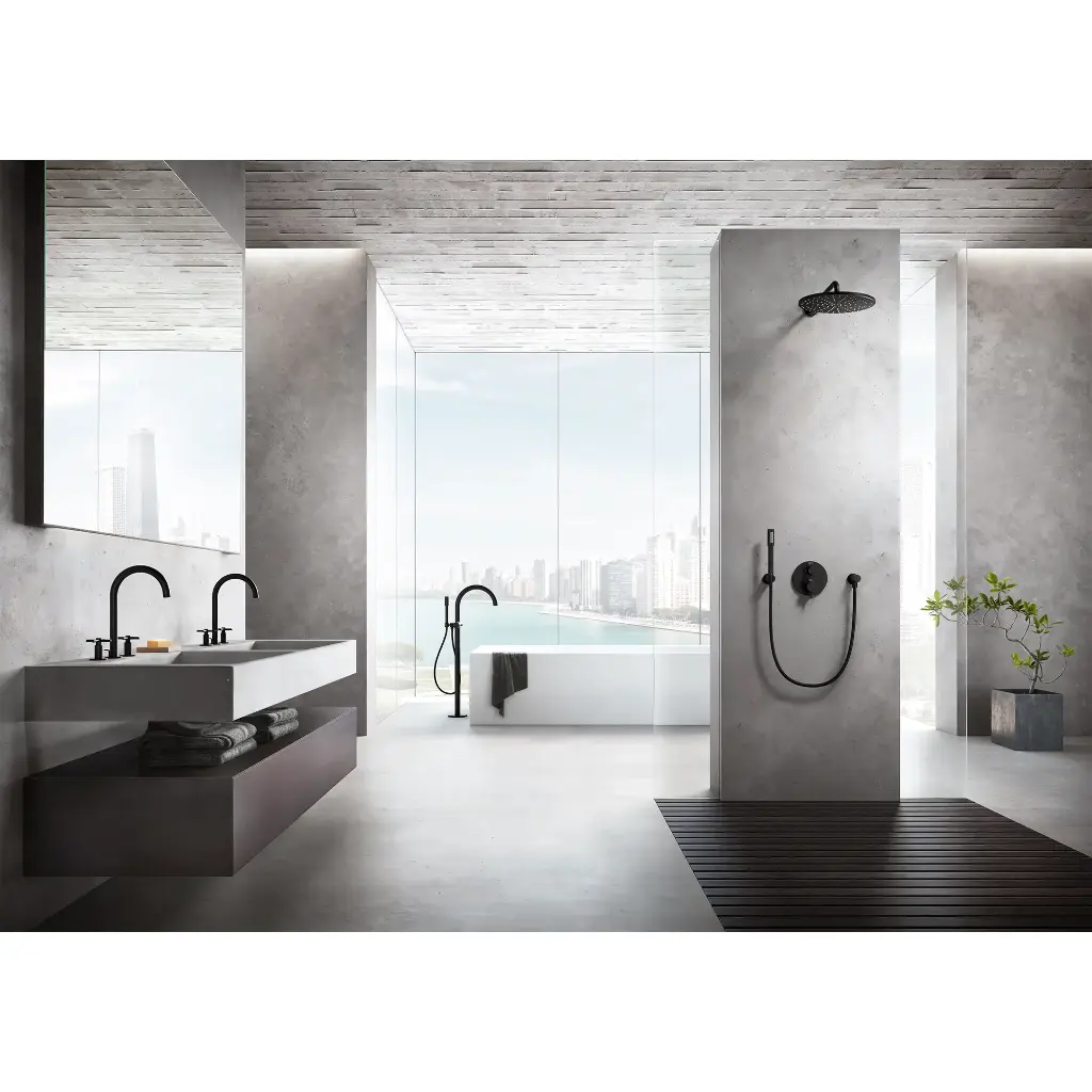 Grohe 243602430 Atrio New Thm Trimset Rapido Shower Us Matte Black