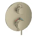 Grohe 24360En0 Single Function 2-Handle Thermostatic Valve Trim Brushed Nickel