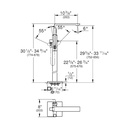 Grohe 25222Gn1 Single Handle Freestanding Tub Faucet With 1.75 Gpm Hand Shower Brushed Cool Sunrise