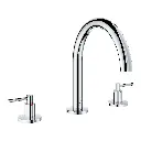 Grohe 25273000 3-Hole 2-Handle Deck Mount Roman Tub Faucet Chrome