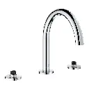 Grohe 25273000 3-Hole 2-Handle Deck Mount Roman Tub Faucet Chrome