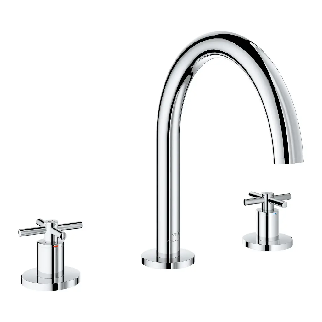 Grohe 25273000 3-Hole 2-Handle Deck Mount Roman Tub Faucet Chrome