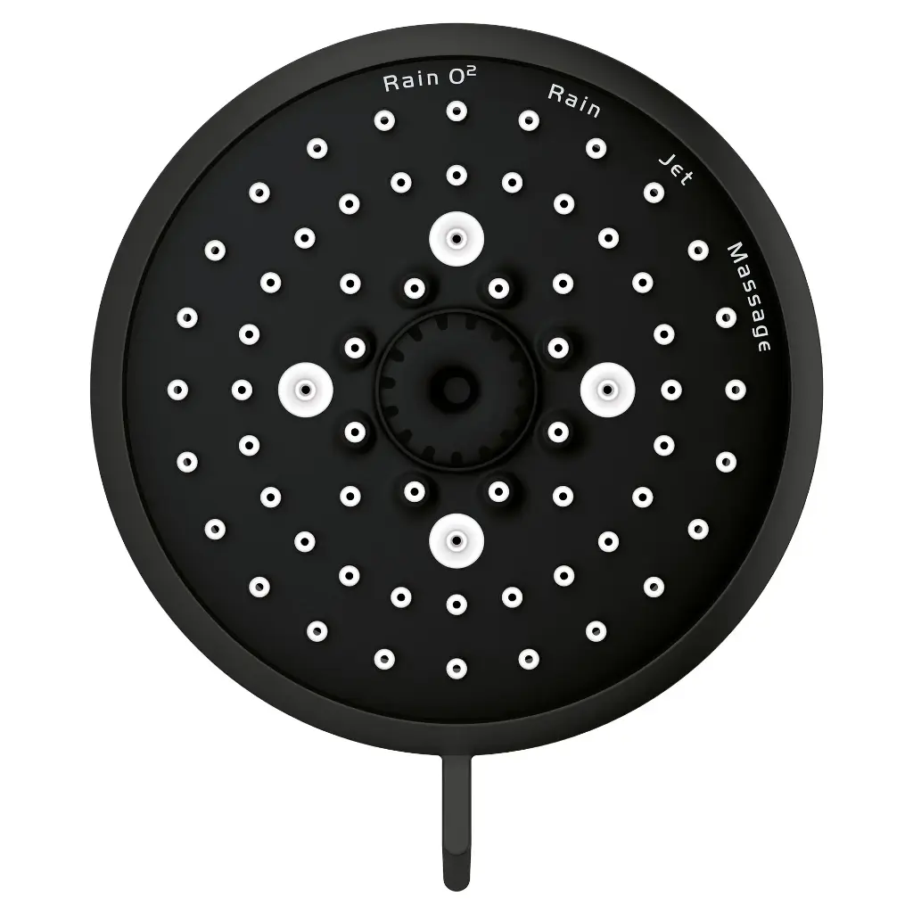 Grohe 260432431 Tempesta Cosmopolitan 100 Shower Head 4 Sprays 1.75gpm Matte Black