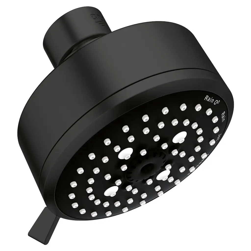 Grohe 260432431 Tempesta Cosmopolitan 100 Shower Head 4 Sprays 1.75gpm Matte Black
