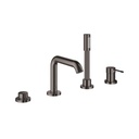 Grohe 19578A0A Essence Four Hole Bathtub Faucet with Handshower Hard Graphite 1