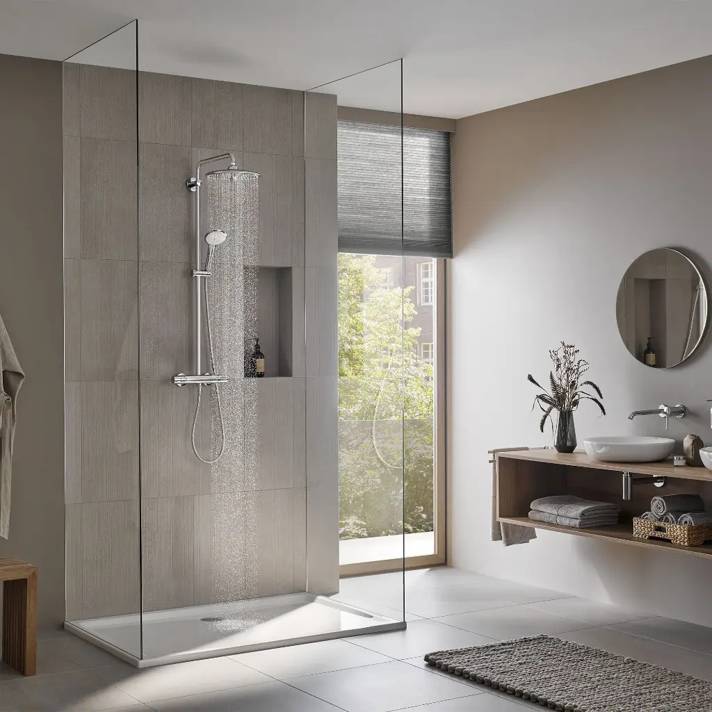 Grohe 26128EN2 Euphoria 260 Shw Syst.Thm Coolt 6.6L Us Grohe Brushed Nickel