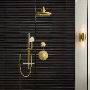 Grohe 26409GN0 210 Shower Head 8" 1 Spray 6.6 L/Min (1.75 Gpm) Brushed Cool Sunrise
