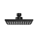 Grohe 264682430 150 Shower Head 6" 1 Spray 6.6 L/Min (1.75 Gpm) Matte Black