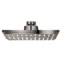 Grohe 26468A00 150 Shower Head 6" 1 Spray 6.6 L/Min (1.75 Gpm) Hard Graphite
